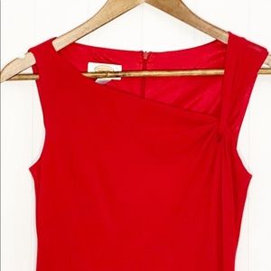 Talbots | Red Long Sleeveless Dress